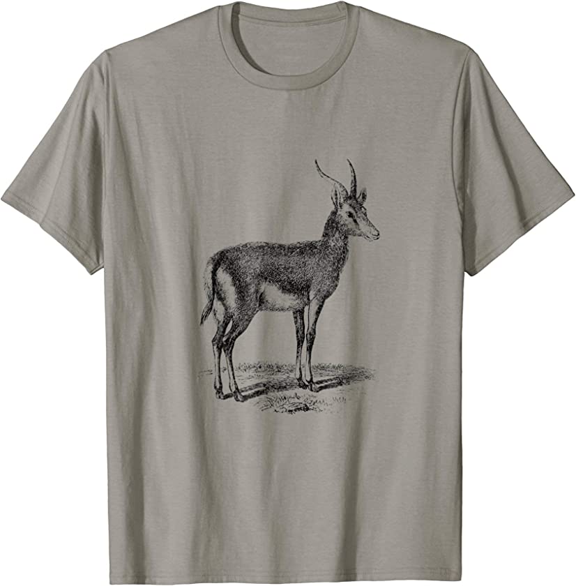 Vintage Gazelle Animal Print T-Shirt