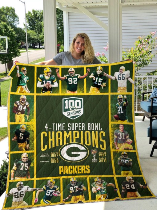 Green Bay Packers V2 3 D Printing Quilt Gift For Fan Football Lovers