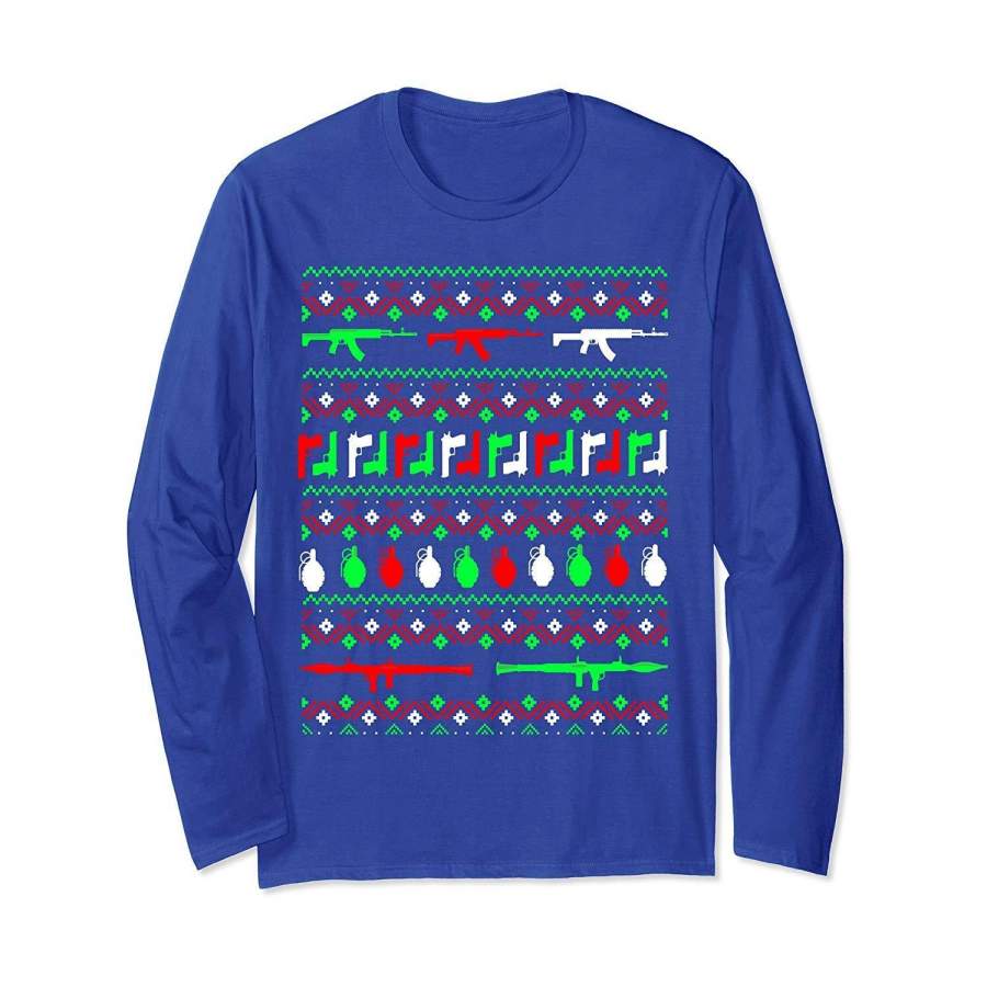 2nd Amendment Ugly Christmas Sweater Long Sleeve T Shirt