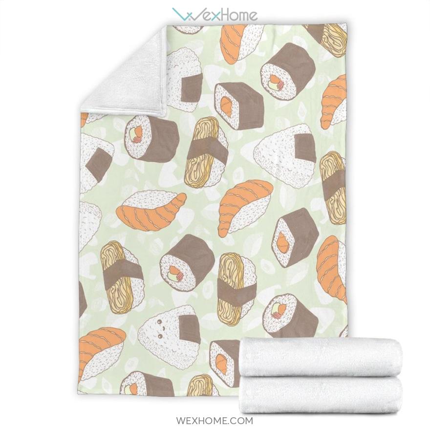 Japanese Sushi Premium Blanket