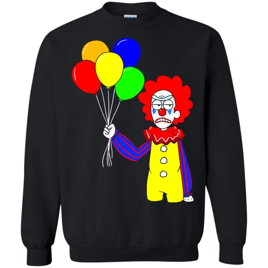 AGR Pennywise Rick Sanchez Stephen King Sweatshirt