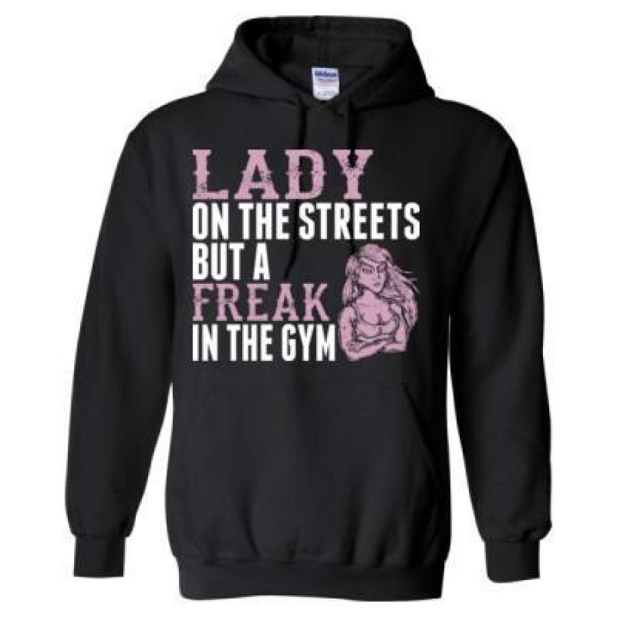 AGR Lady On The Streets But A Freak In The Gym – Heavy Blend™ Hooded Sweatshirt