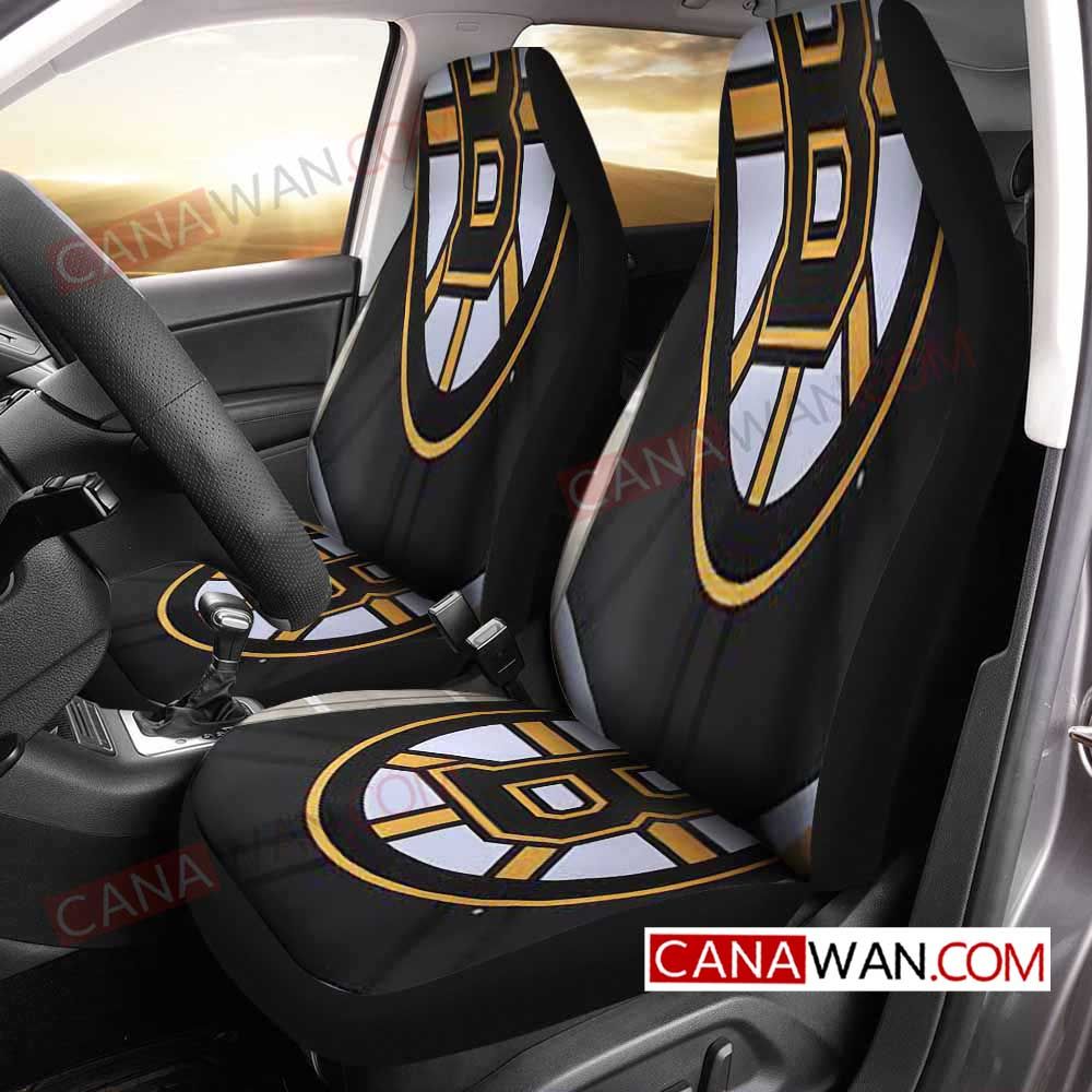 Boston Bruins Style384 3D Customized Personalized Car Seat Cover