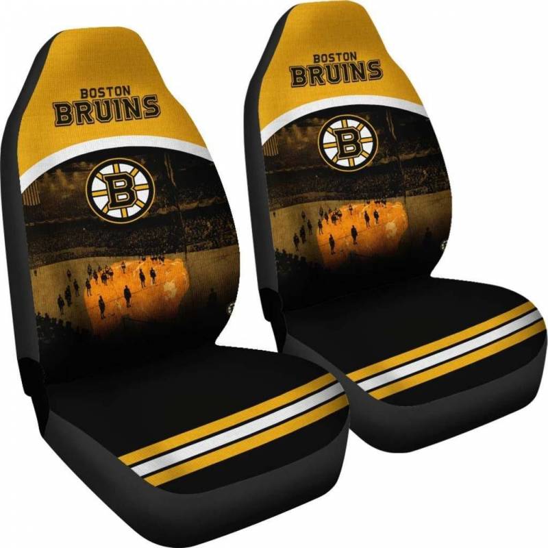 Boston Bruins LPH Car Seat Cover (Set of 2)