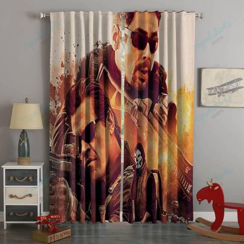 3D Printed Sicario Day Of The Soldado Style Custom Living Room Curtains