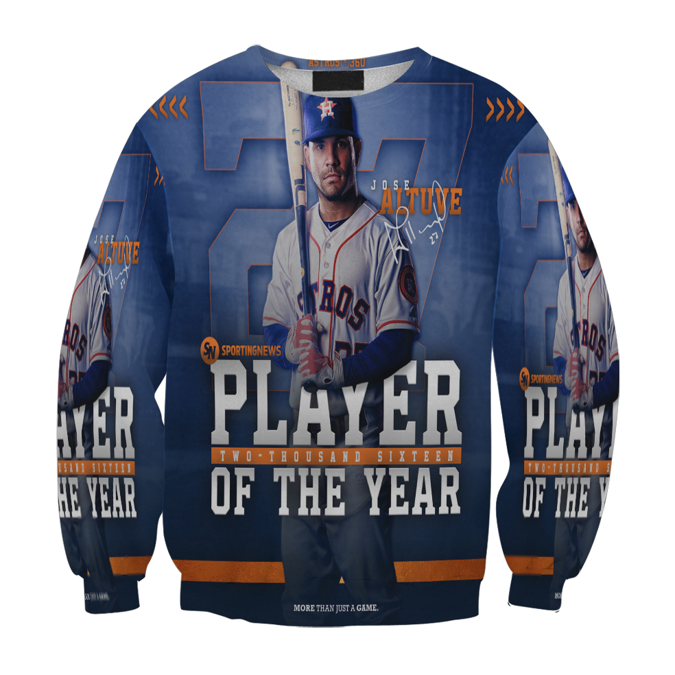 Houston Astros Jose Altuve 27 V4 Gift For Fan 3D Full Printing Sweatshirt