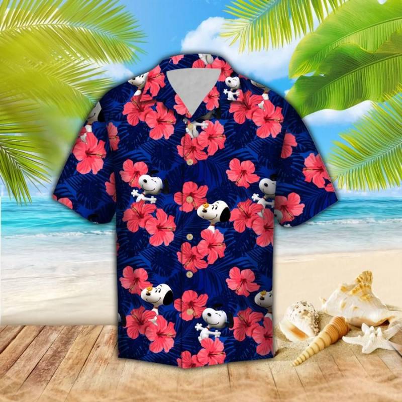 Snp And Flowers Hawaiian Shirt Ha98417