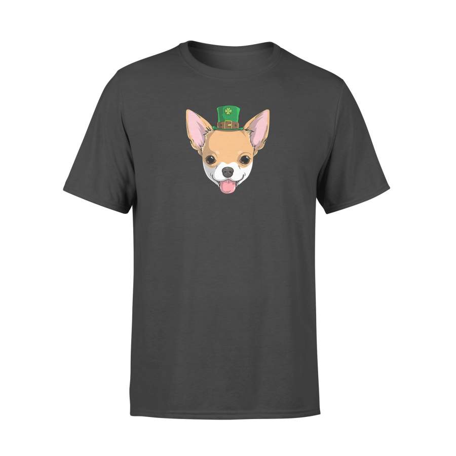 Chihuahua Dog St Patricks Day Leprechaun Puppy Gift T-Shirt