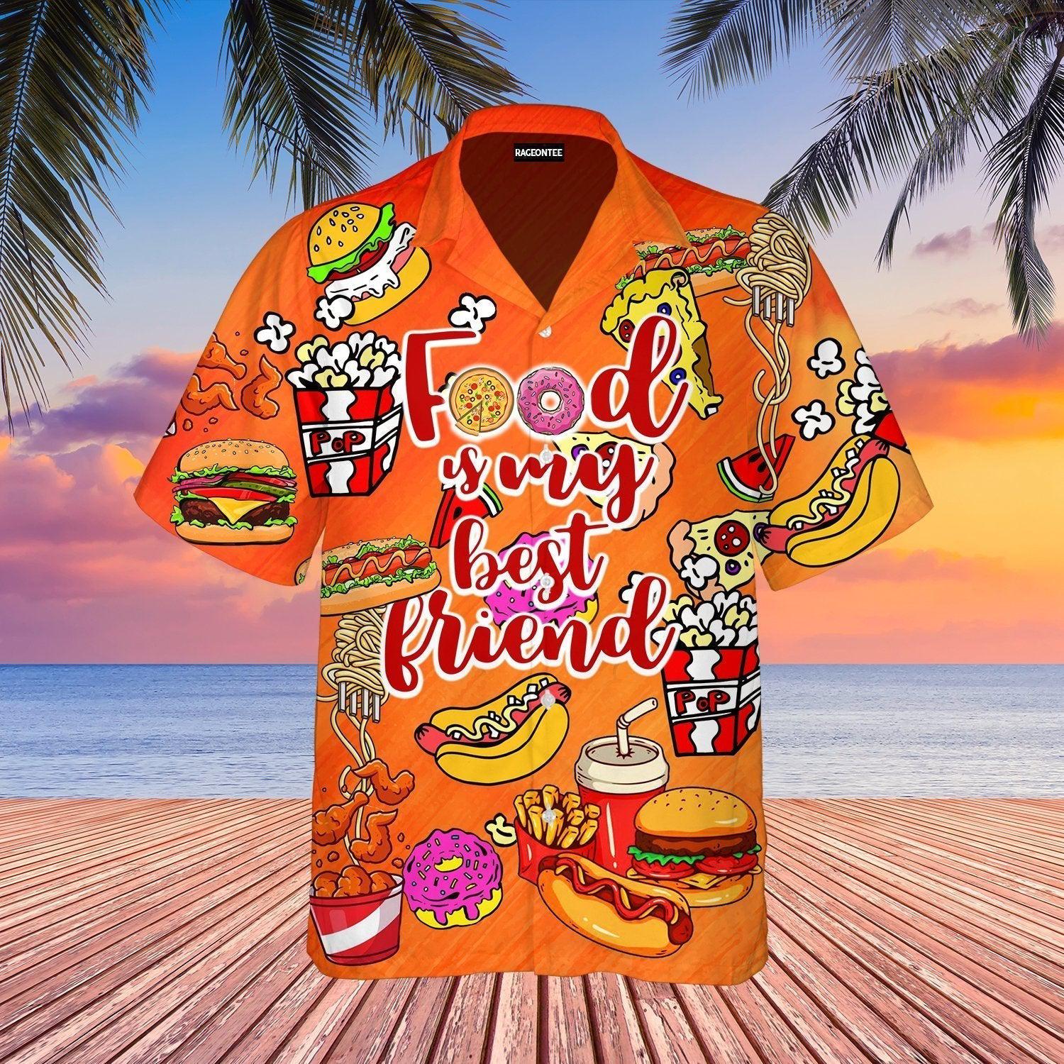 Fastfood Is My Best Friend Hawaii Shirt For Men Women Ha105407