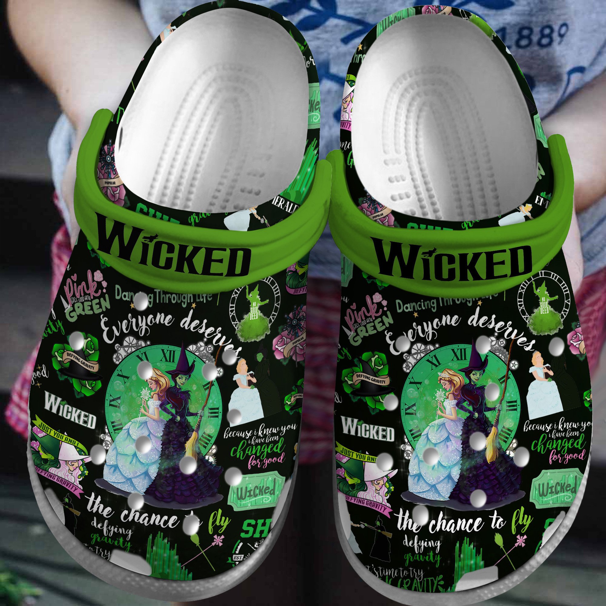 Wicked Movie Crocss Clogs For Men Women And Kid Ht1706229662