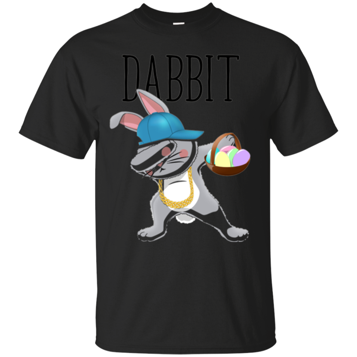 Dabbit Dabbing Easter Bunny Hip Hop Shirt Kids Easter Gift