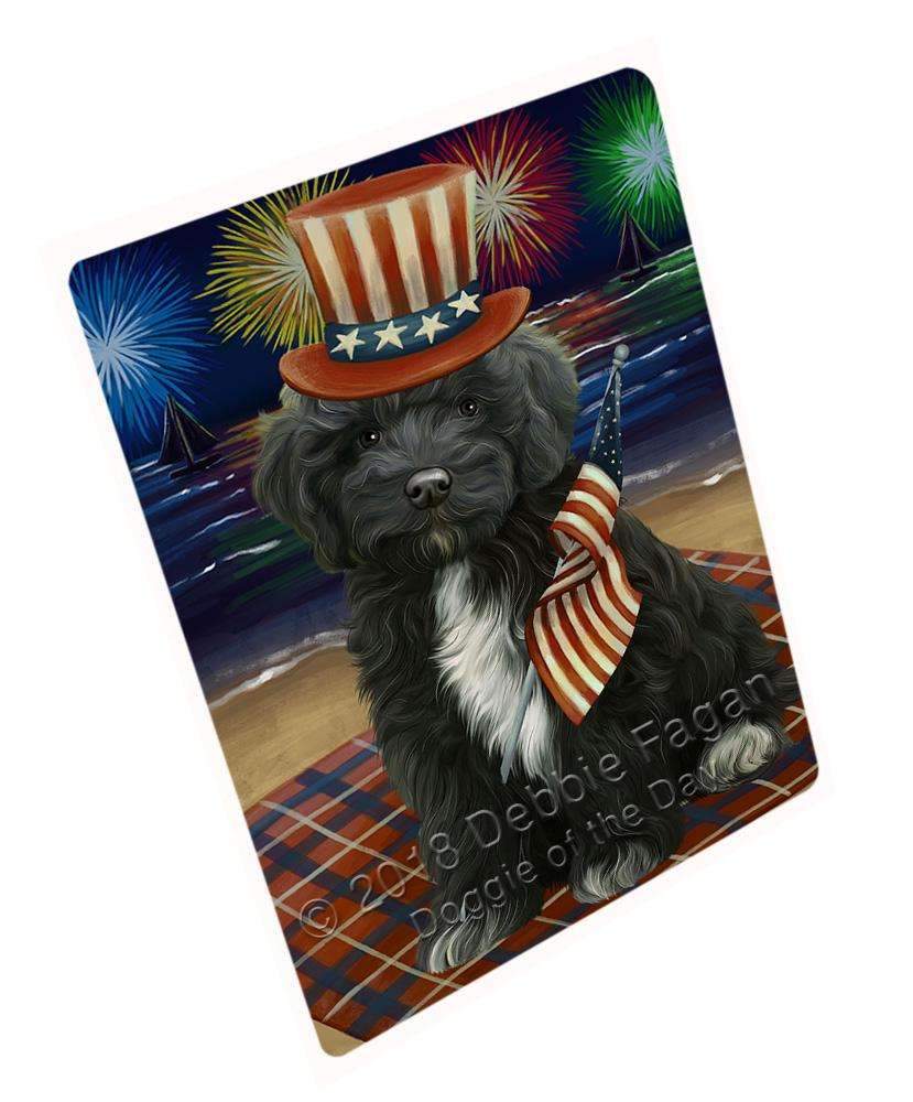 4Th Of July Independence Day Firework Cockapoo Dog Blanket Blnkt85035