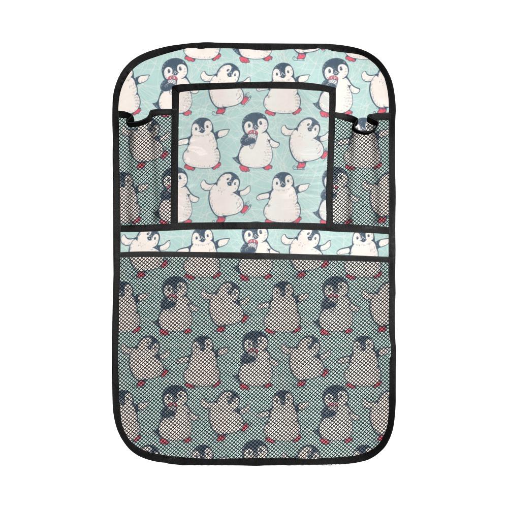 Cute Penguin Pattern Car Seat Back Organizer