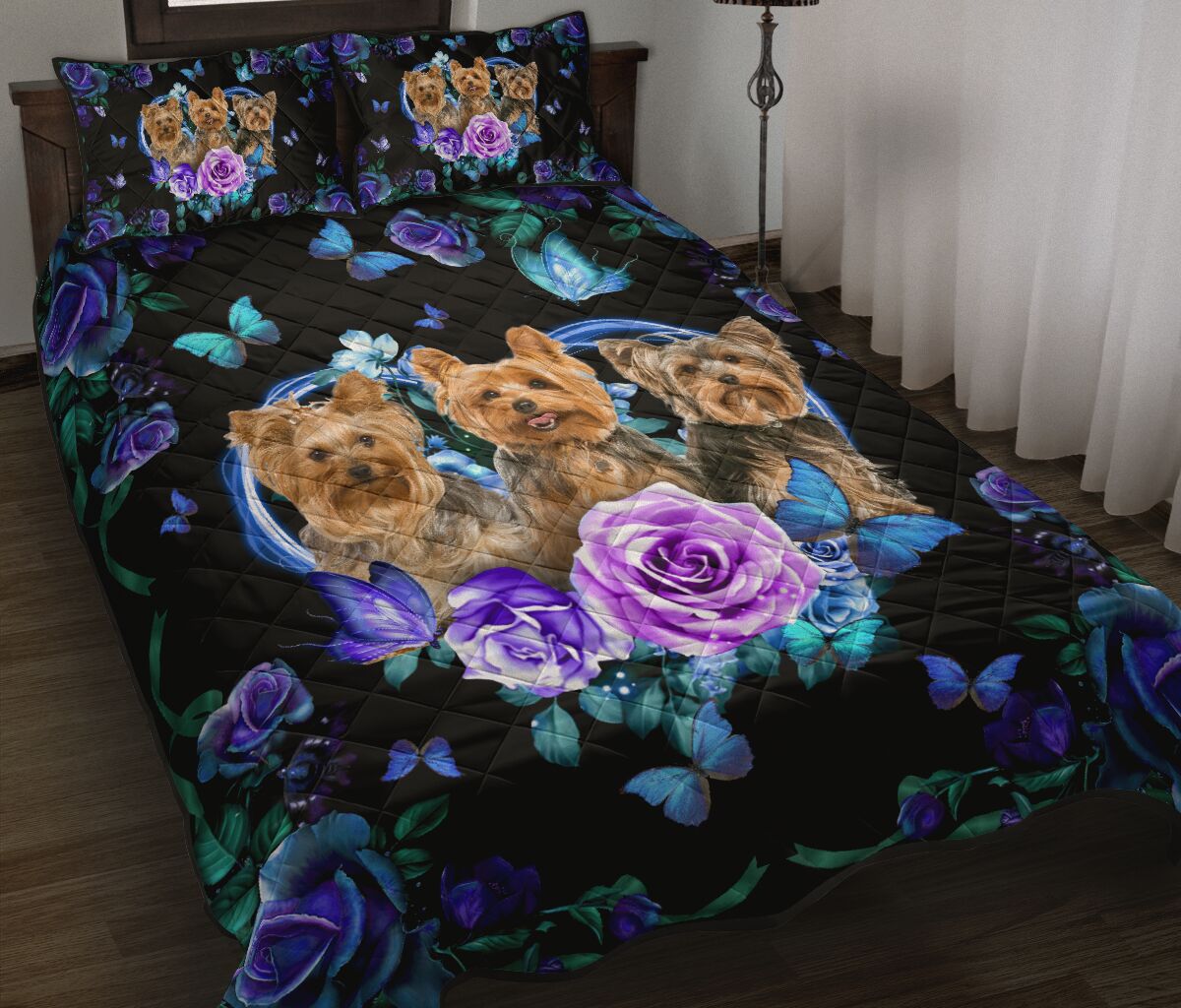 Yorkshire Terrier – Quilt Bed Set Tt009