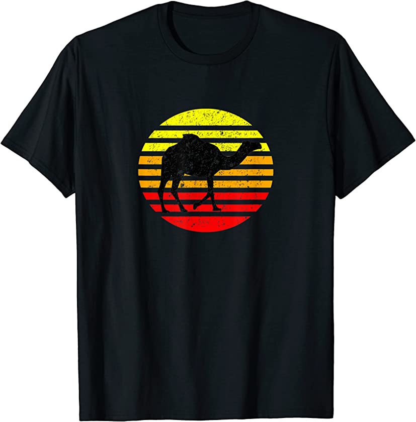 Camel Vintage and Retro Style T-Shirt