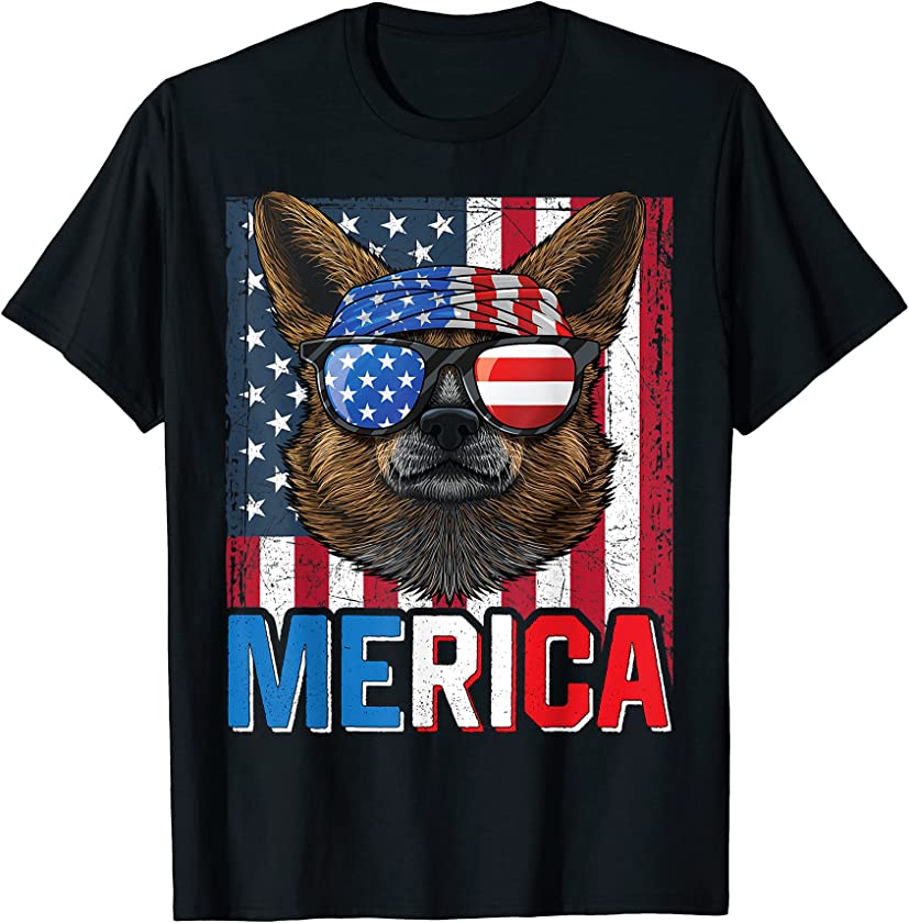 Welsh Corgi Pembroke Merica 4th of July Dog American Puppy T-Shirt