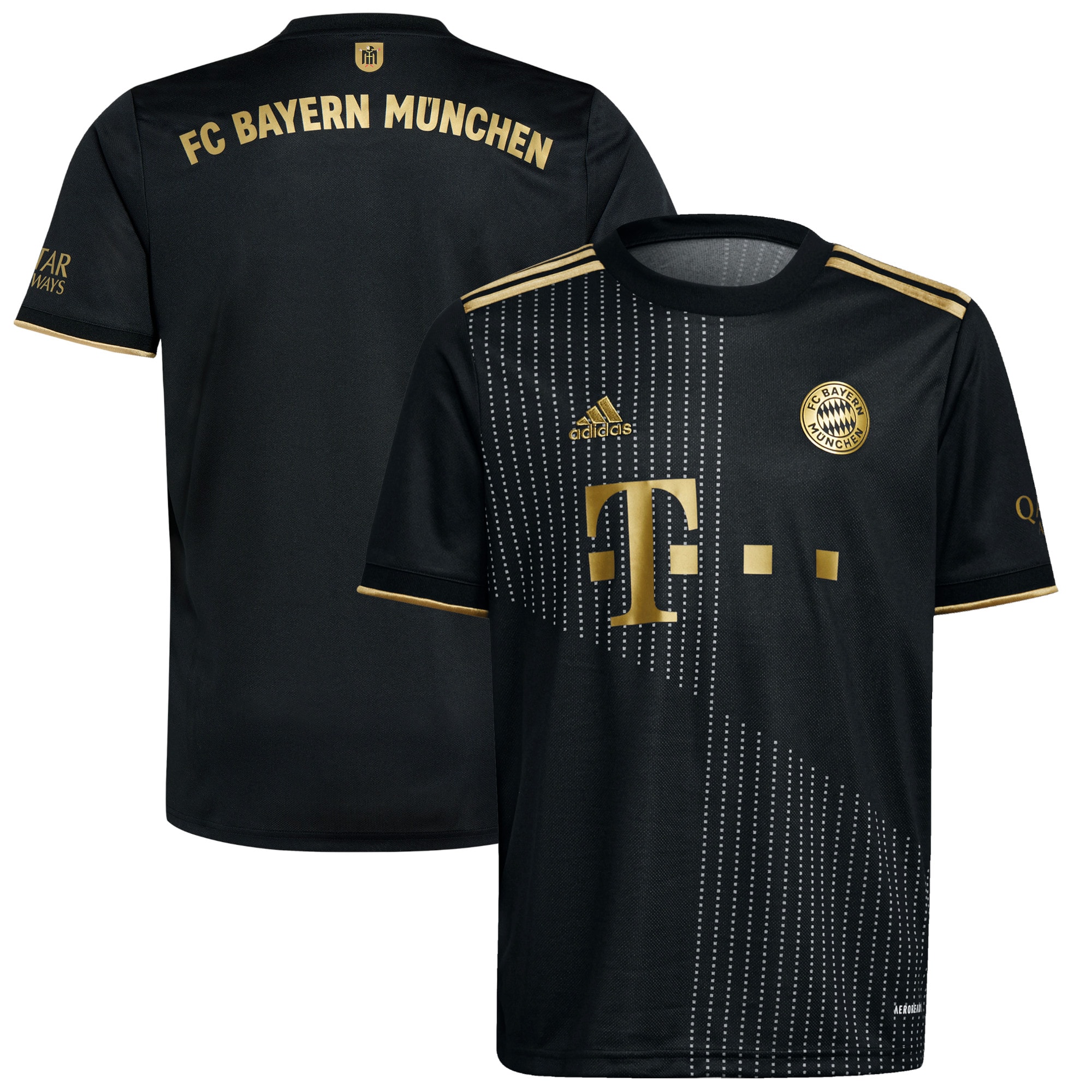 Bayern Munich Youth 2021/22 Away Replica Jersey – Black