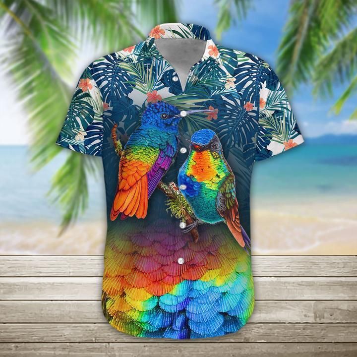 Hummingbird Hawaii Shirt Unisex Full Size Adult Colorful Ha38476