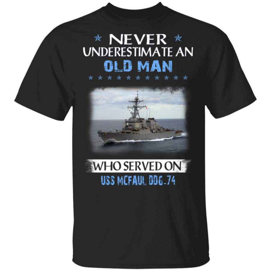 USS McFaul DDG-74 Veterans Day Christmas Gift T-Shirt