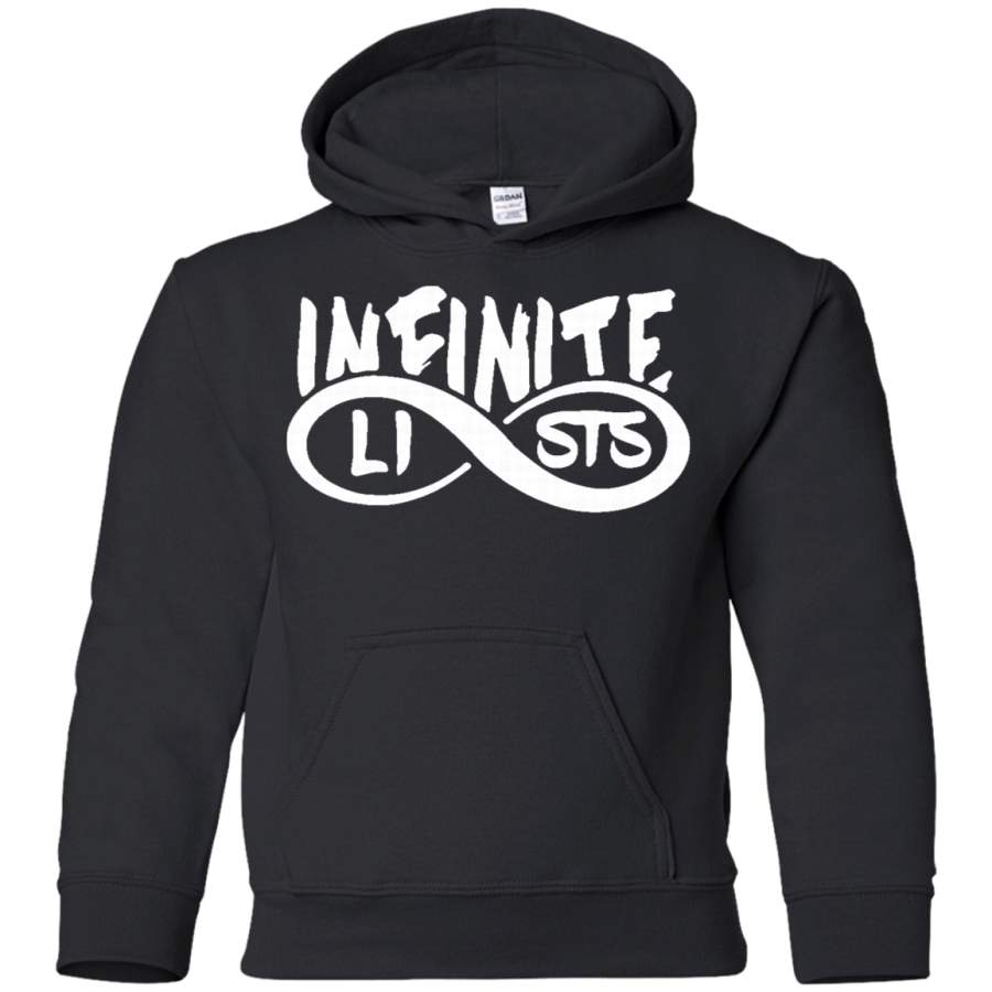 AGR infinite lists logo Youth Pullover Hoodie