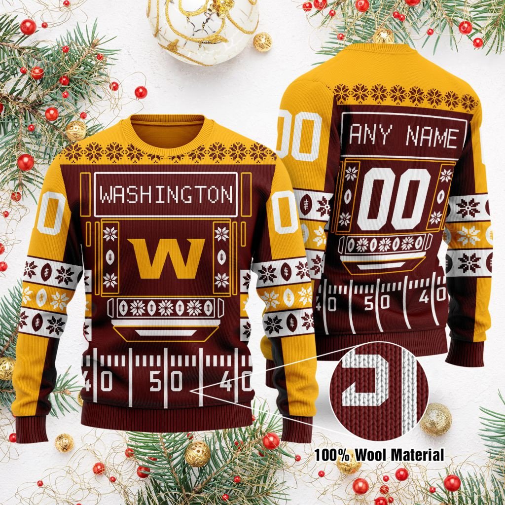 Washington Nfl Ugly Sweater Suv01Nflwashington211013