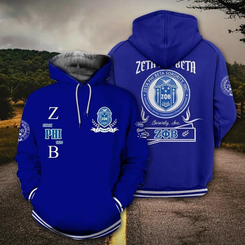 Sorority Hoodie – Finer Womanhood Zeta Phi Beta Hoodie