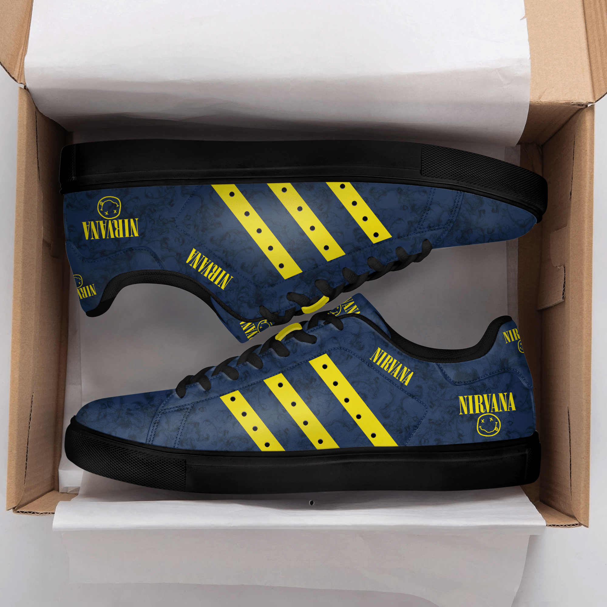 Nirvana Rock Band Low Top Shoes V20