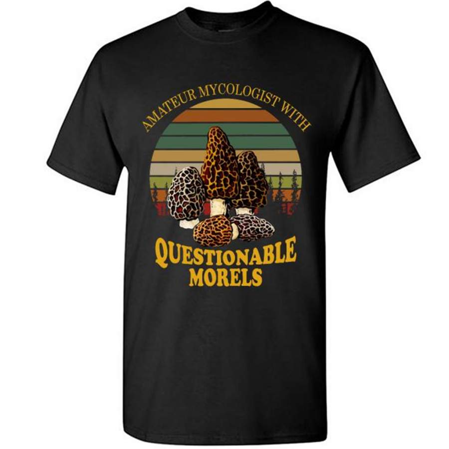 Amateur Mycologist With Questionable Morels, Classic Vintage Retro Design – Gildan Short Sleeve Shirt