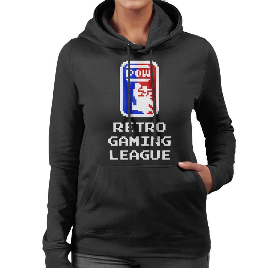 Retro Gaming League Mario Women’s Hooded Sweatshirt