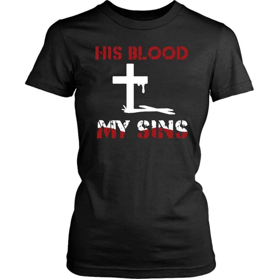 His blood and my sins christian t-shirt | Jesus shirts - DaisyFaith