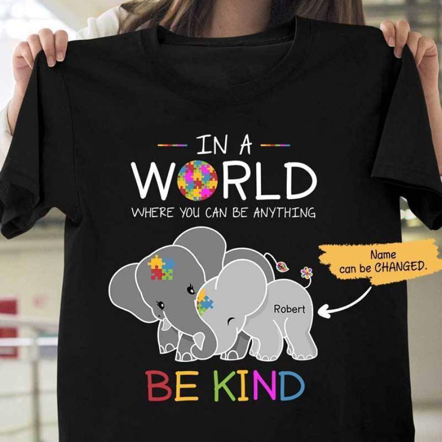 Autism Elephant Personalized Shirt