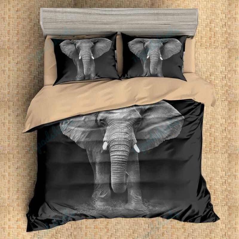 3D Customize Elephant Bedding Set Duvet Cover Set Bedroom Set Bedlinen