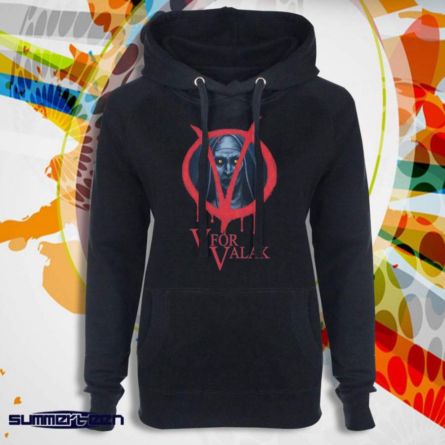 V For Valak   The Conjuring 2 Women’S Hoodie