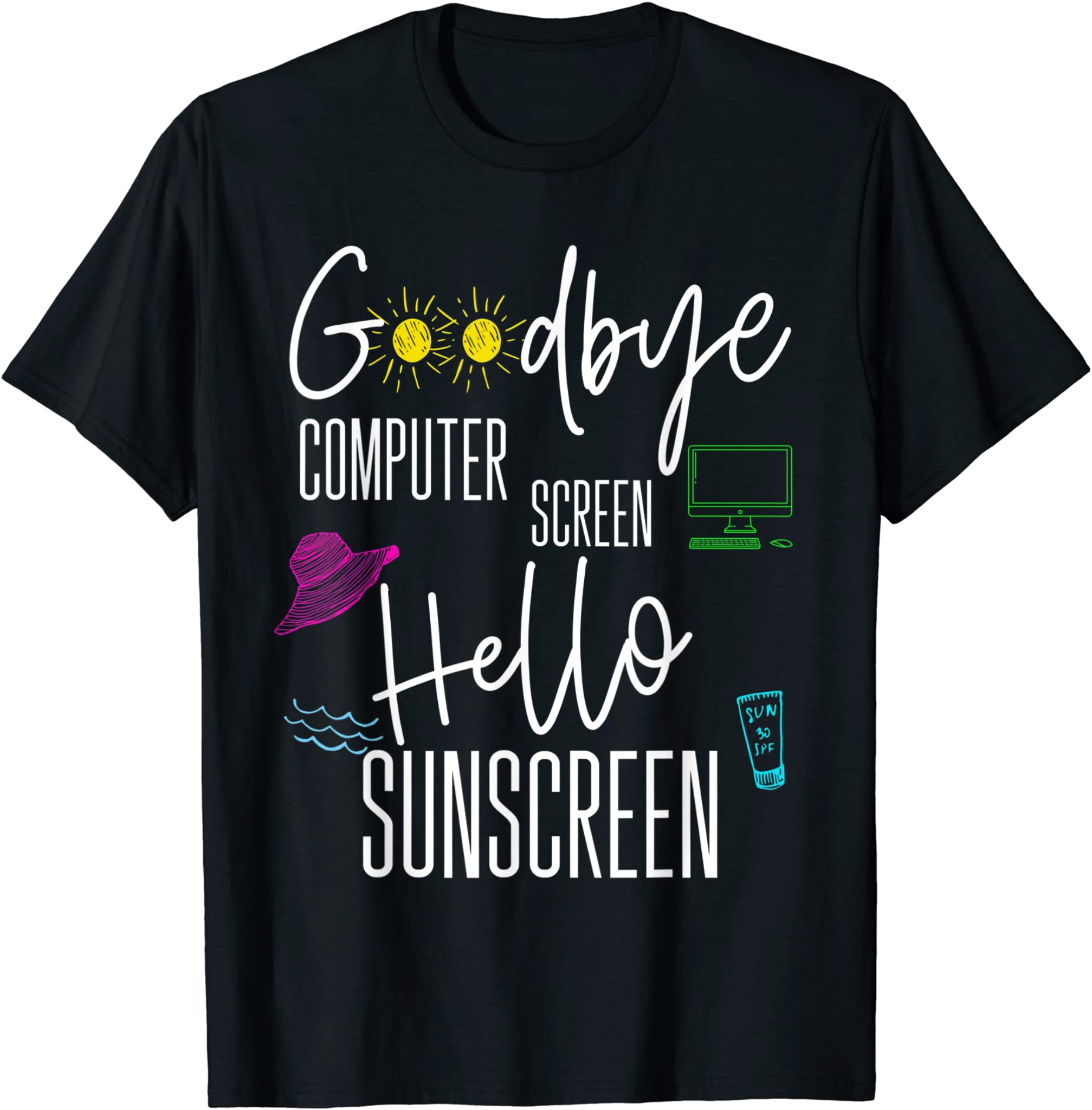 End Of Year Virtual Teacher 2021 Remote Teaching Goodbye T-Shirt