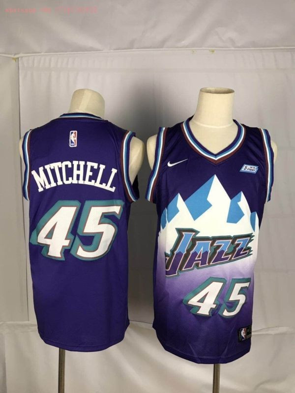 Utah Jazz Donovan Mitchell #45 2020 NBA New Arrival Dark Indigo Jersey