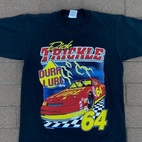 Vintage 1990S Gildan Dick Trickle Nascar Shirt