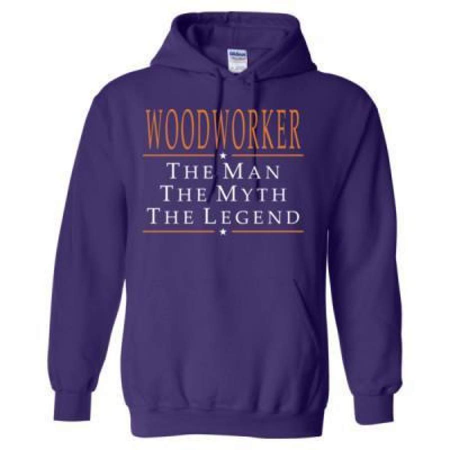 AGR Woodworker The Man The Myth The Legend – Heavy Blend™ Hooded Sweatshirt