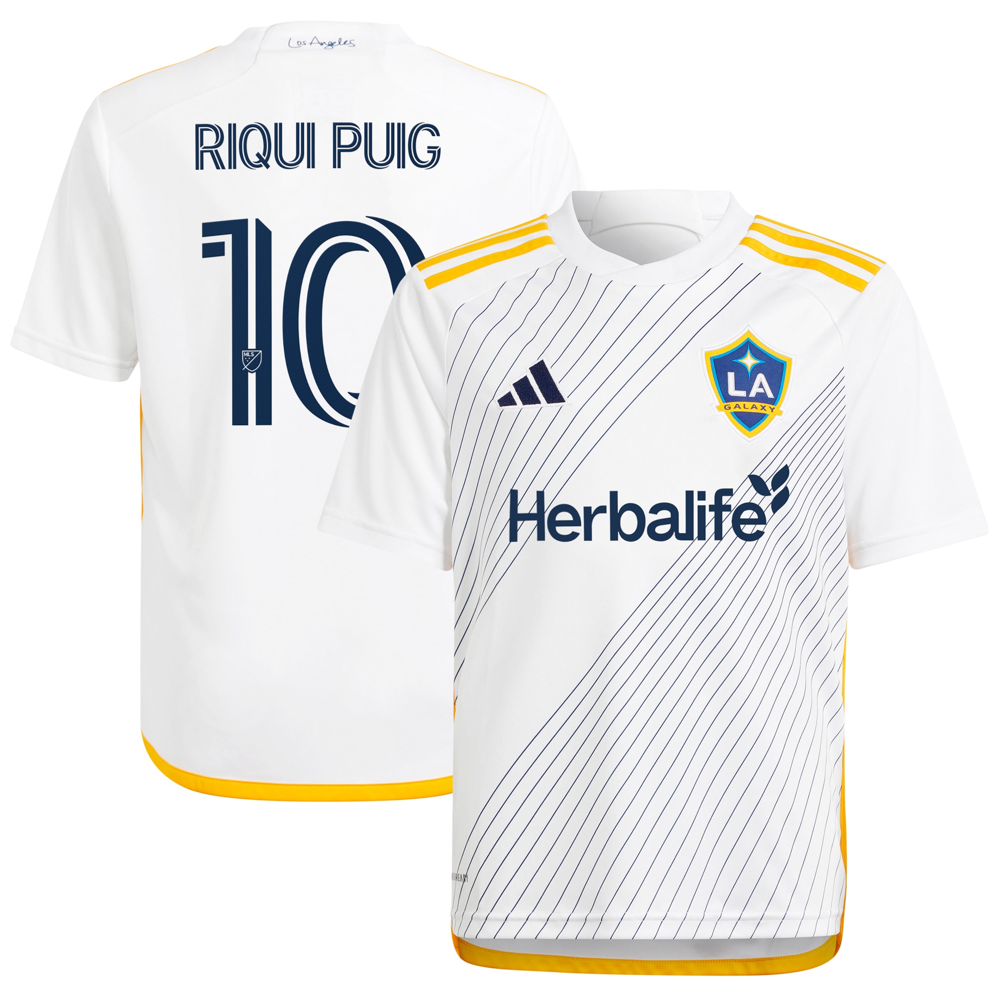 Riqui Puig LA Galaxy Youth 2024 Angeleno Kit Replica Player Jersey – White