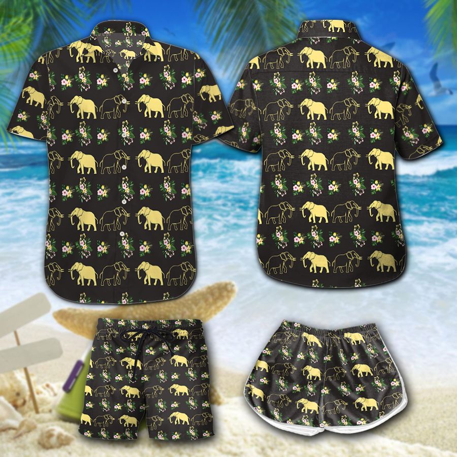 Elephant Hawaii Shirt Summer Holiday Ha57136