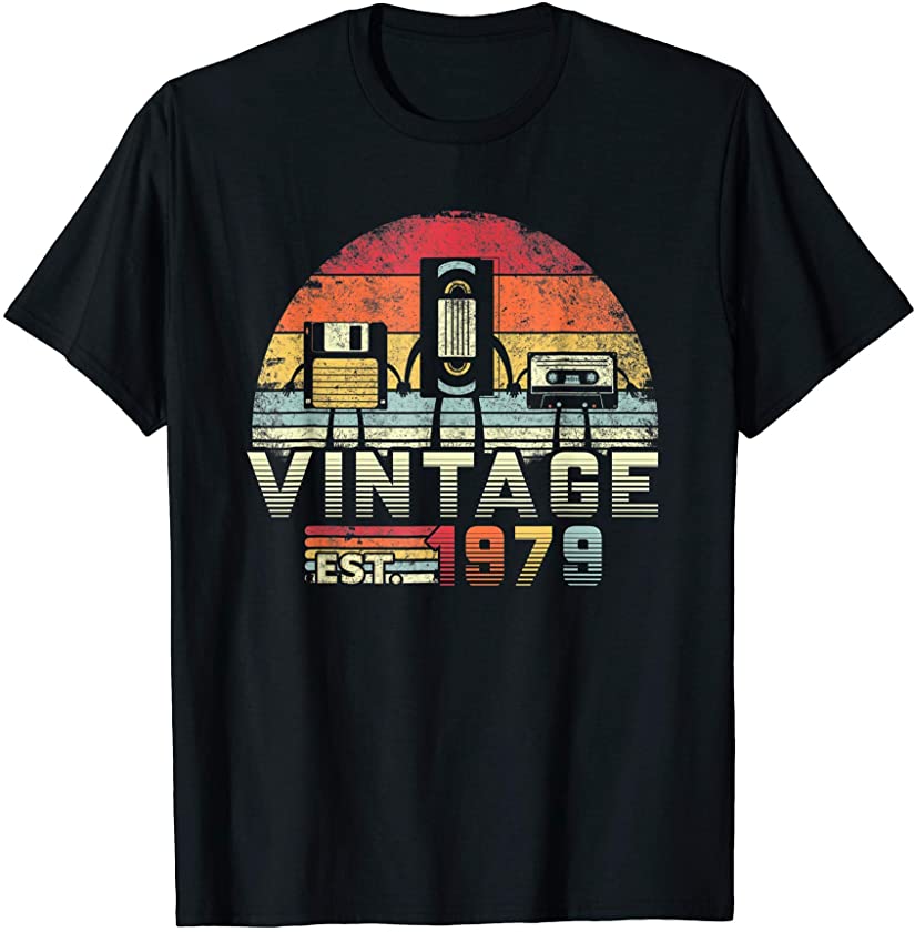 1979 Shirt. Vintage 42nd Birthday Gift, Funny Music Tech T-Shirt