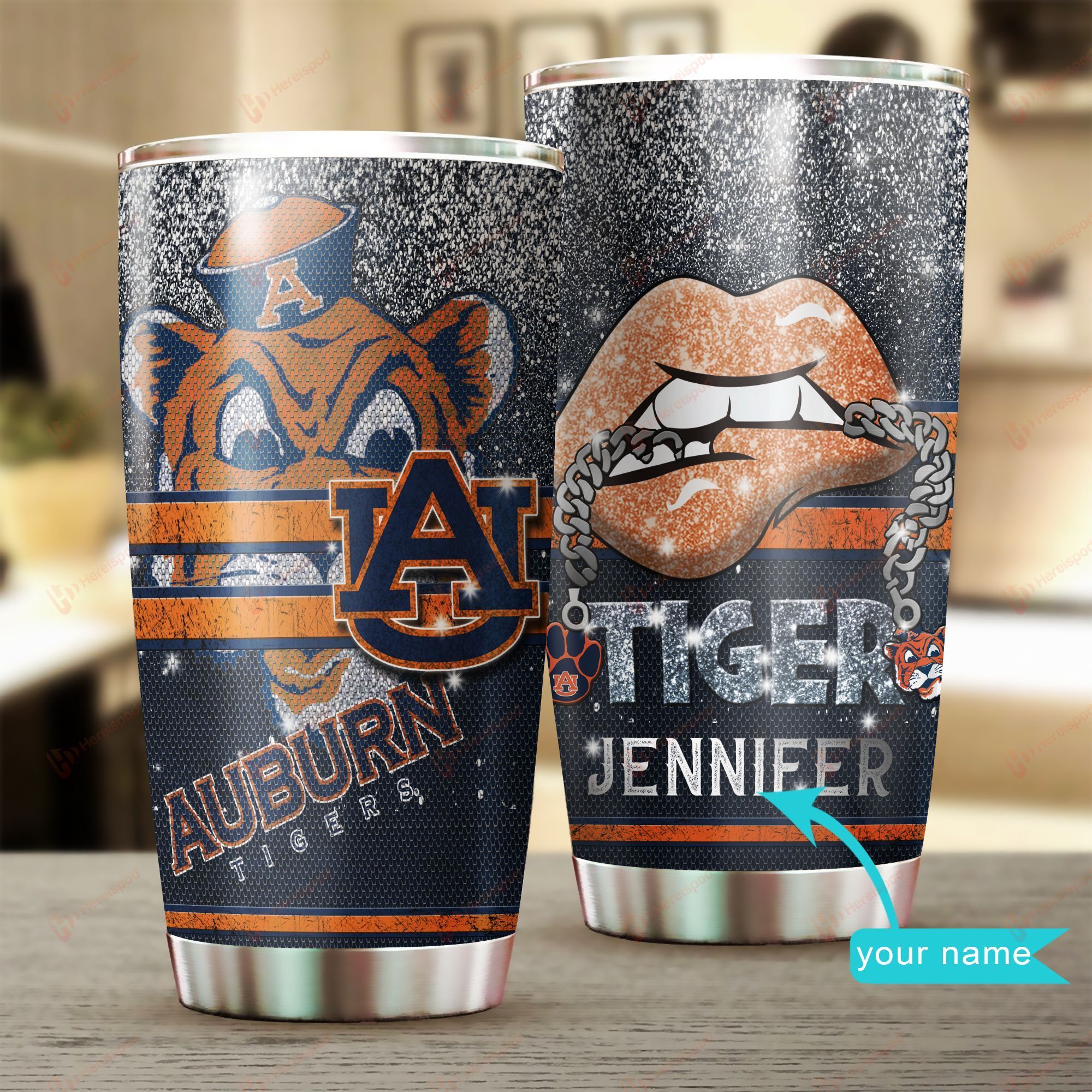 Chu18092002 Auburn Tigers Personalized Stainless Steel Tumbler