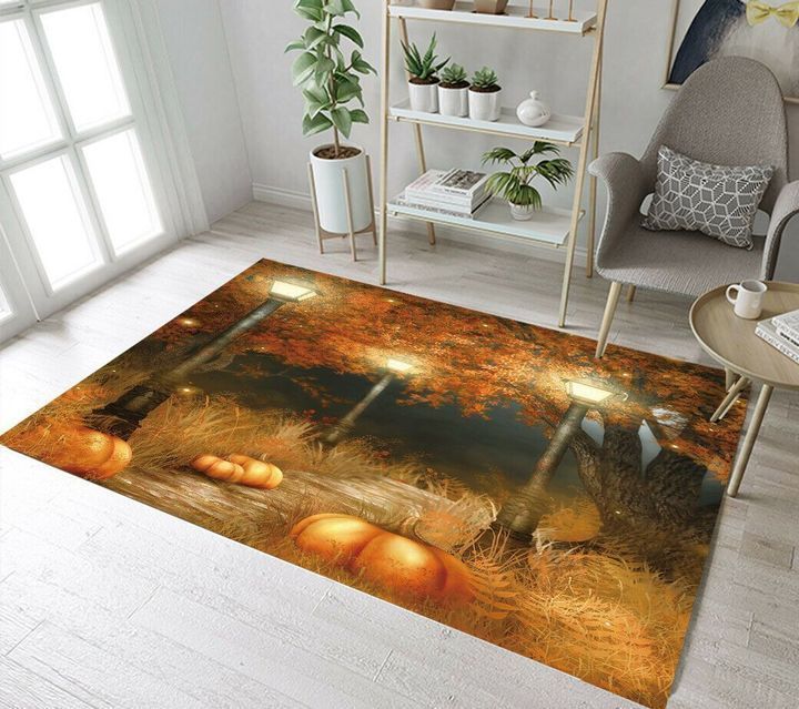 Halloween Pumpkin Rug TTVNGKD DNNTVN