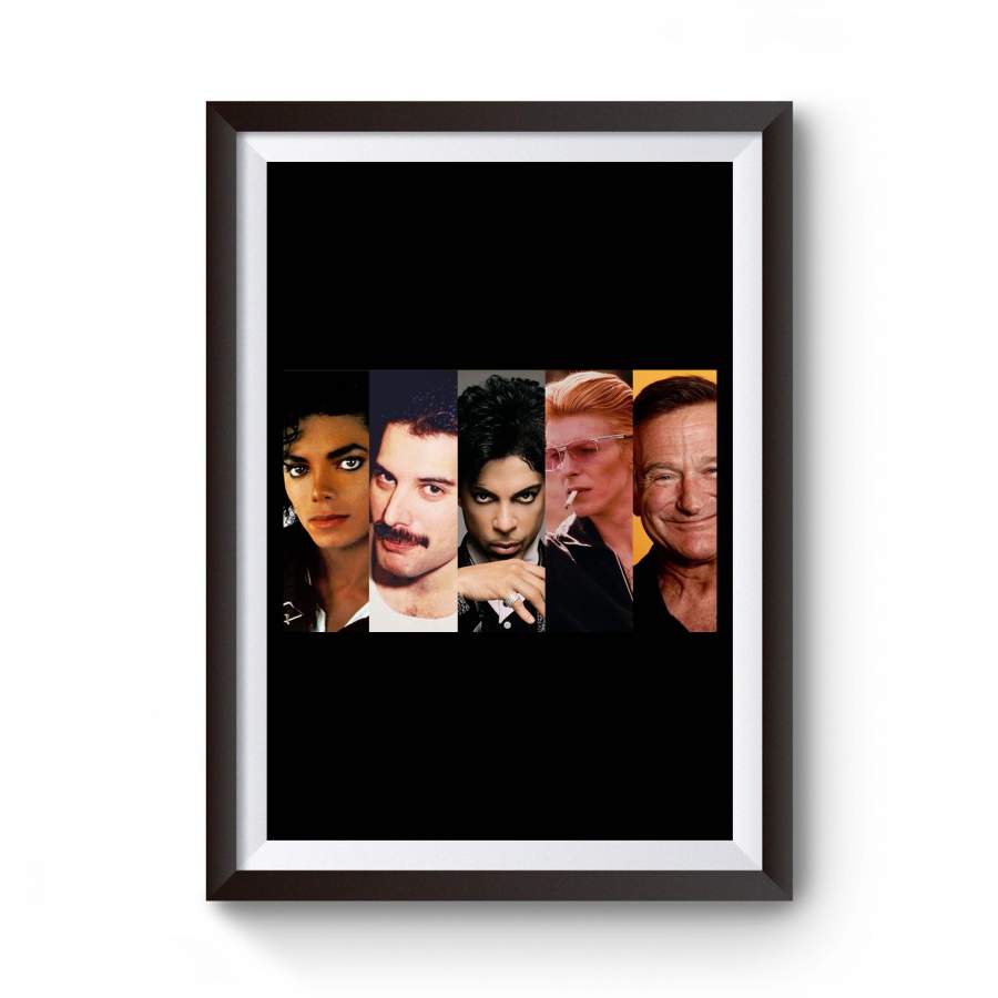 The Greats Prince Michael Jackson David Bowie George Michaels Music Lovers Poster