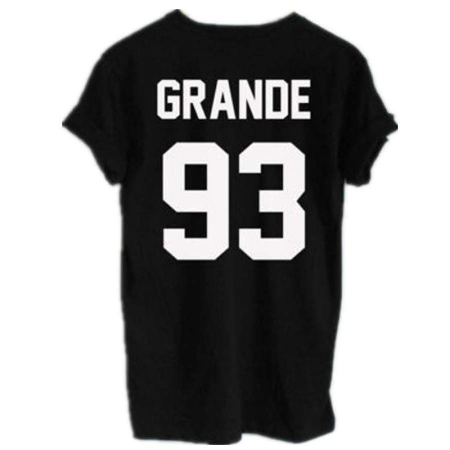 Women Tshirt Grande 93 Tumblr Ootd Ariana Truly 1993 Shirt Casual Funny Tshirt