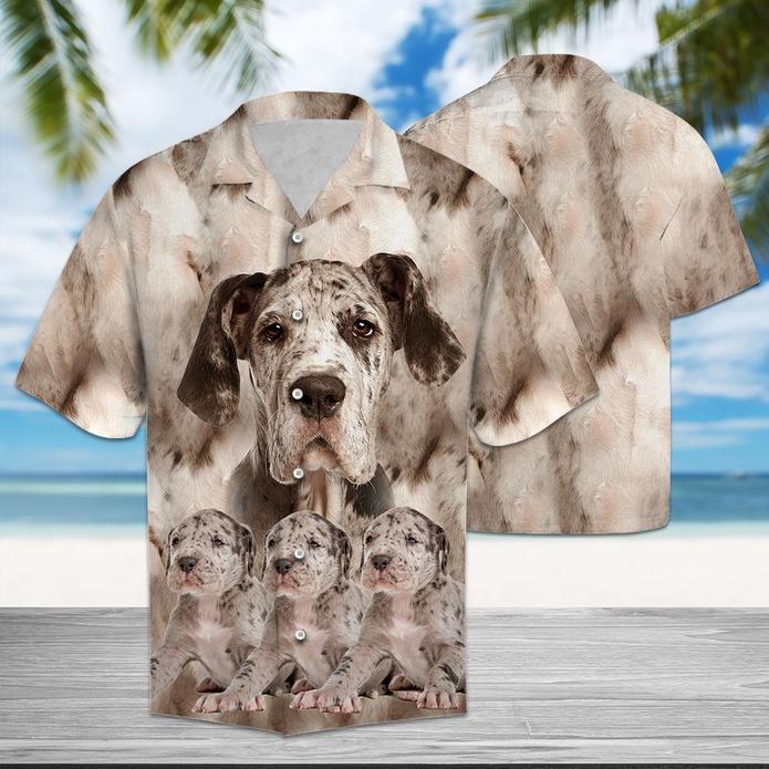 Funny Great Dane Hawaii Shirt Unisex Adult Ha43673