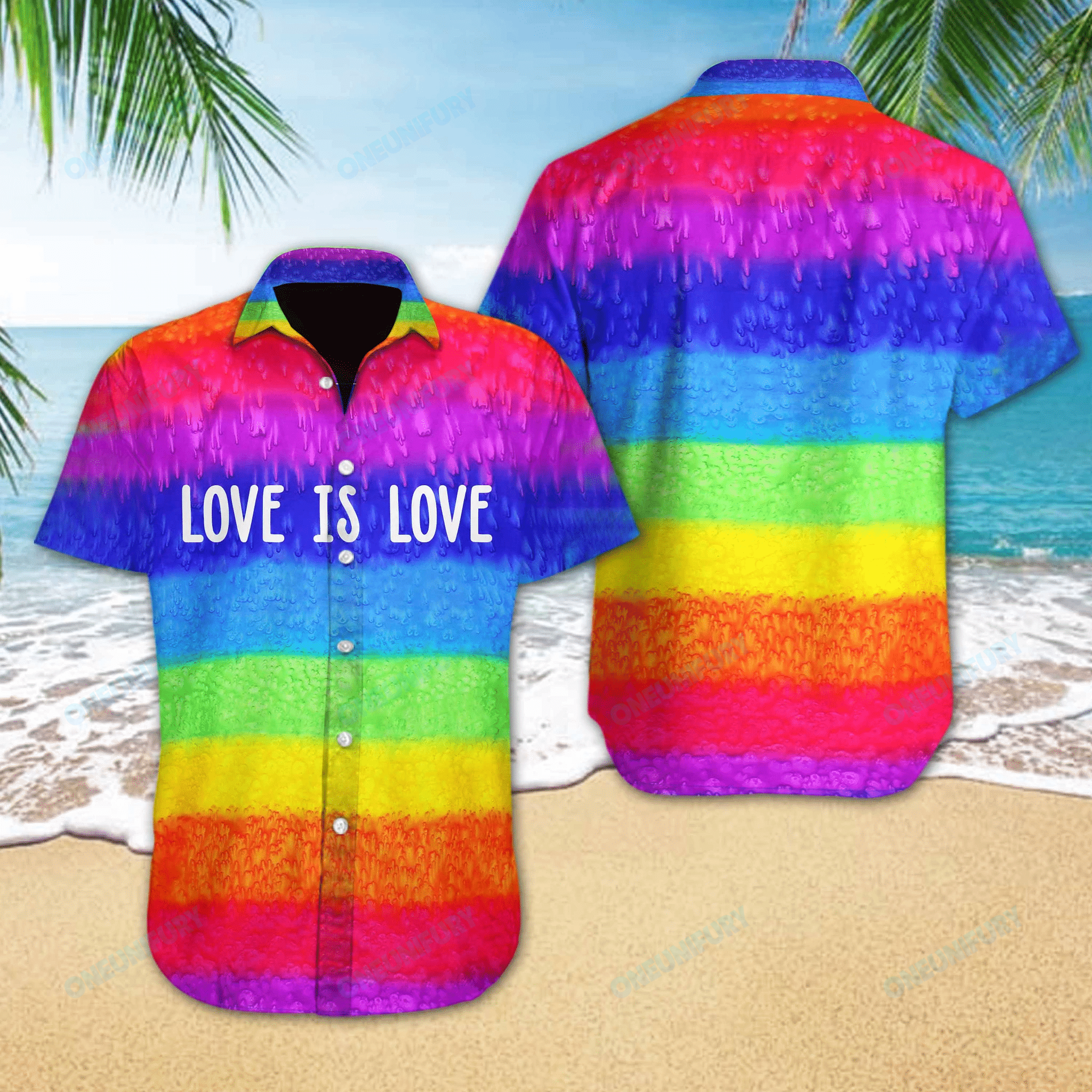 Lgbt Love Is Hawaii Shirt Ha54596