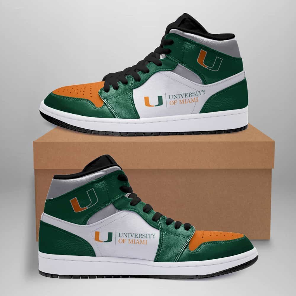 Miami Hurricanes American Football Air Jordan Shoes Sport Sneakers