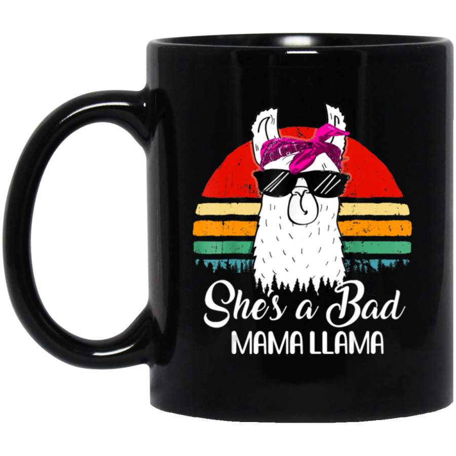 Vintage She’s A Bad Mama Llama Mama Gift Coffee Mug