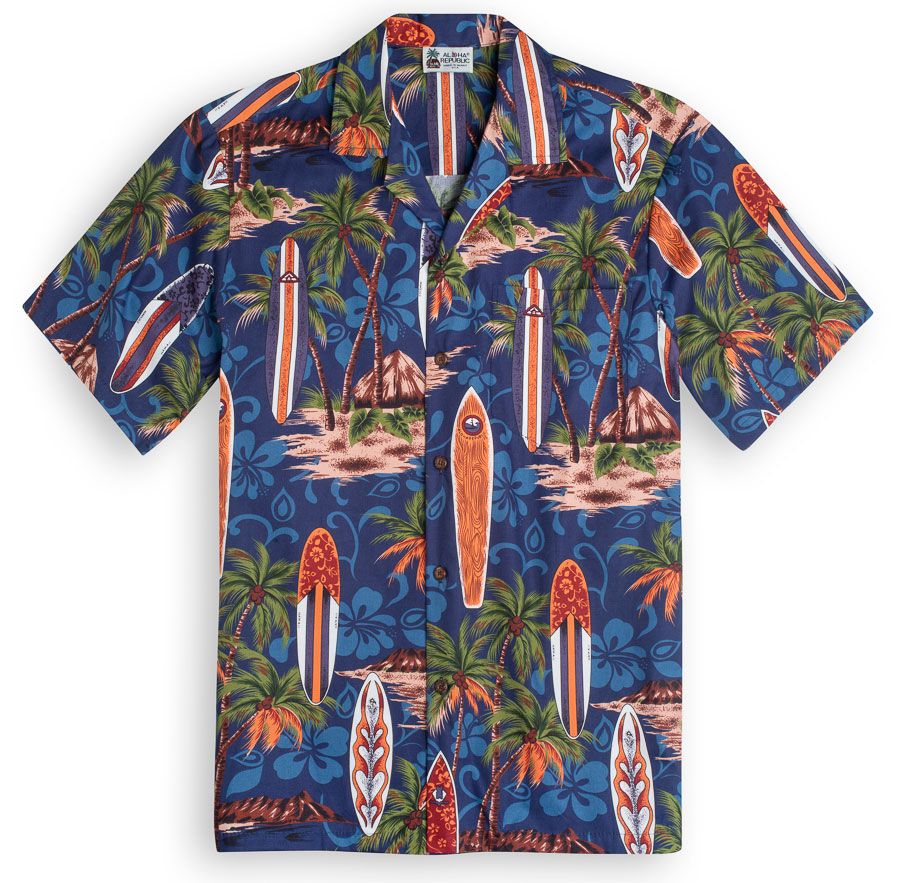 Aloha Republic Multicolor Best Design Hawaii Shirt Ha34088