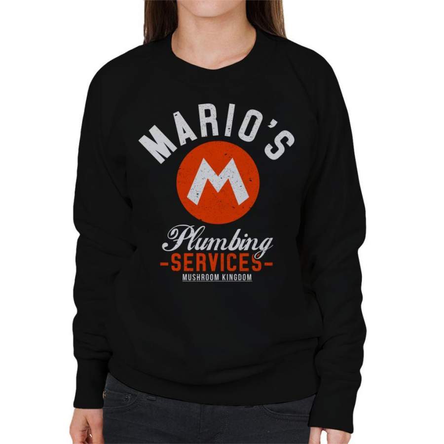 Academies Marios Plumbing Services Women’s Sweatshirt